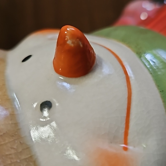Vintage Snowman with Christmas Tree Cookie Jar-EC - Picture 6 of 10
